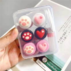 Cute Paw & Love Lens Case Travel Kit (3 Pairs) -Cosplay 10 dff92298 05df 45c5 8aeb e70cc0e432af
