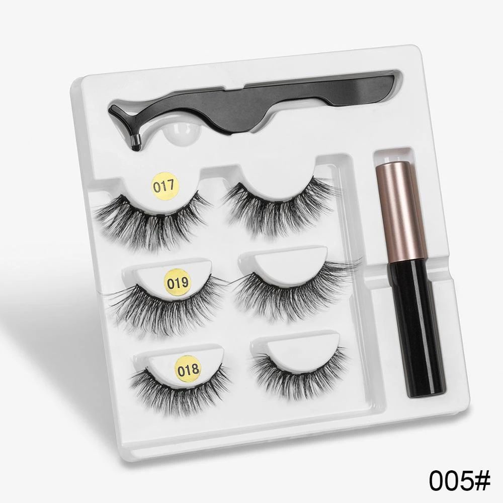 Sexy Sheep Mixed Designs Faux Mink Magnetic Eyelashes Kit Set (3 Pairs) 10 Sexy Sheep Mixed Designs Faux Mink Magnetic Eyelashes Kit Set (3 Pairs) - Image 8
