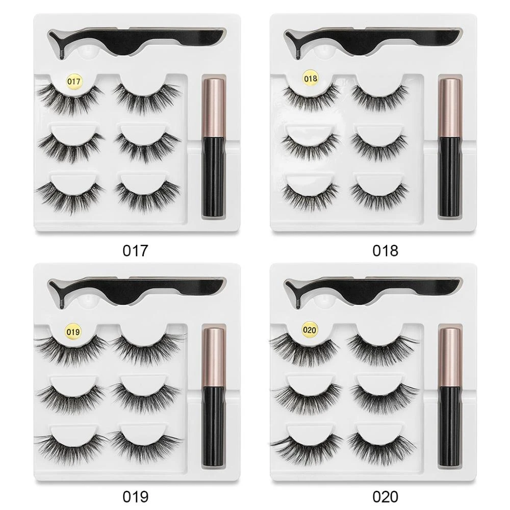 Sexy Sheep Mixed Designs Faux Mink Magnetic Eyelashes Kit Set (3 Pairs) 6 Sexy Sheep Mixed Designs Faux Mink Magnetic Eyelashes Kit Set (3 Pairs) - Image 4