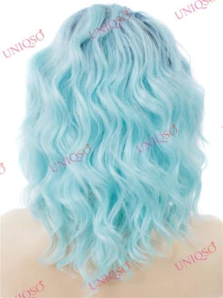 Premium Wig - Short Hippy Lace Front Curly Wig -Cosplay 17