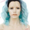 Premium Wig - Short Hippy Lace Front Curly Wig -Cosplay 18