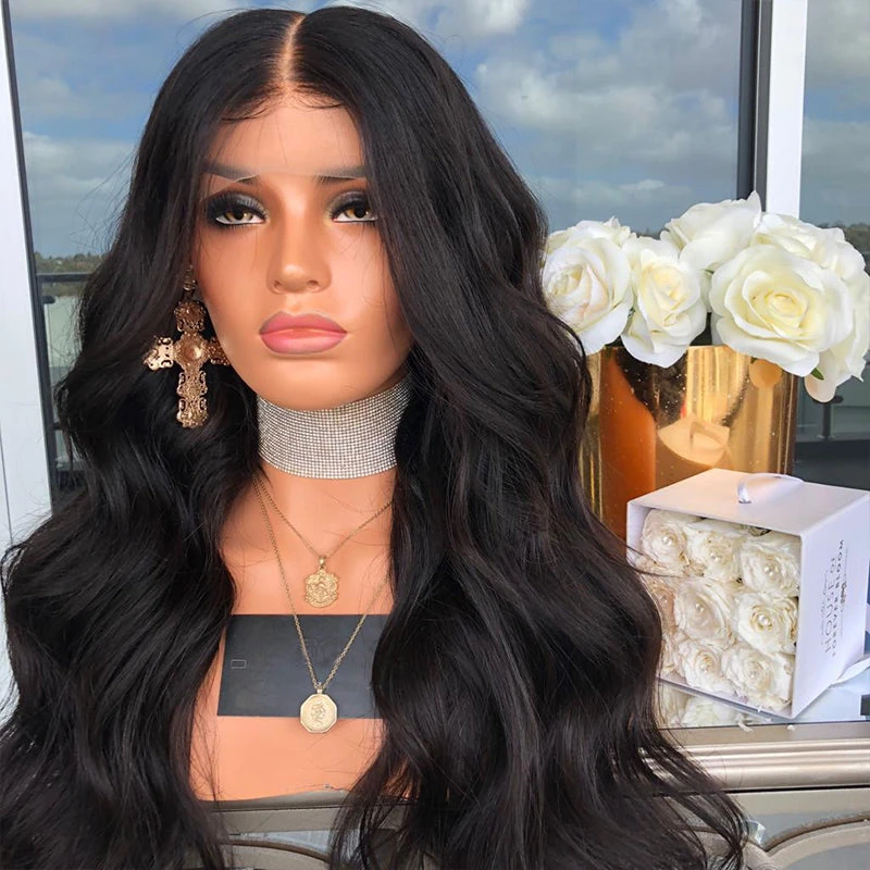 Premium Wig - Mid-Section Long Curly Big Wave Fluffy Lace Front 6 Premium Wig - Mid-Section Long Curly Big Wave Fluffy Lace Front - Image 4