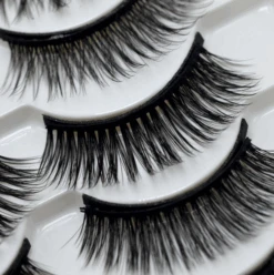 Mixed Designs Faux Mink Magnetic Eyelashes Kit Set (5 Pairs) -Cosplay 1C069106D370B14890F0FBBBA69B04CE