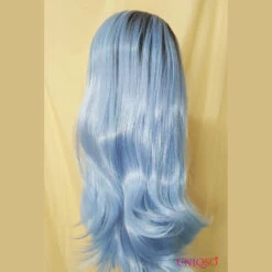 Premium Wig - Rooted Glacier Blue Long Straight Lace Front Wig -Cosplay 1 bf3d4021 0c31 43d2 852f 56d5f6a3fdf7