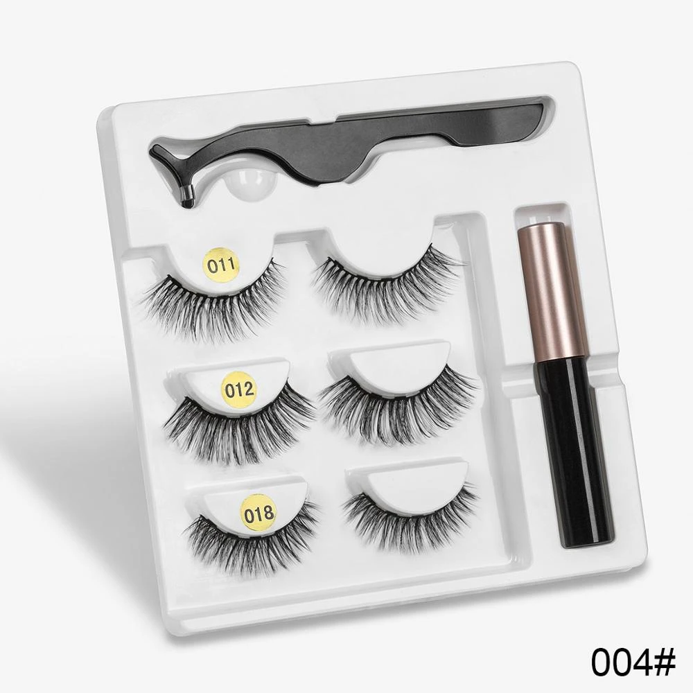 Sexy Sheep Mixed Designs Faux Mink Magnetic Eyelashes Kit Set (3 Pairs) 8 Sexy Sheep Mixed Designs Faux Mink Magnetic Eyelashes Kit Set (3 Pairs) - Image 6