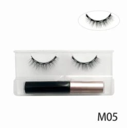 Natural Long Faux Mink Magnetic Eyelashes With Eyeliner -Cosplay 2A6C239515884F841410B5032766A365