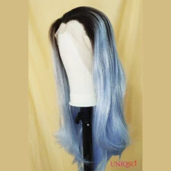 Premium Wig - Rooted Glacier Blue Long Straight Lace Front Wig -Cosplay 2 76dae43e 94f3 471b a073 2ffb0ab4d5aa