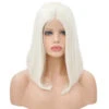 White Pearl Velvet Front Lace Bob Wig 1 White Pearl Velvet Front Lace Bob Wig -Cosplay 36B51EEA5B65B28CBFC9A30BD160AAA1