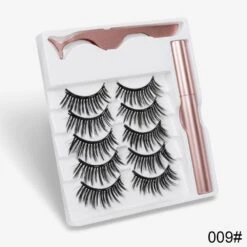 Sexy Sheep Magnetic Faux Mink Volume Eyelashes Kit Set (5 Pairs) -Cosplay 5EF4BFE074D4FB99D12CAE8315159048