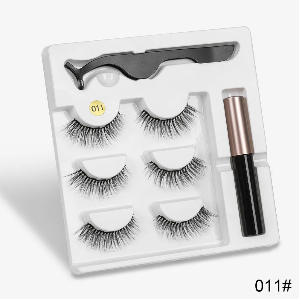 Sexy Sheep Mixed Designs Faux Mink Magnetic Eyelashes Kit Set (3 Pairs) 14 Sexy Sheep Mixed Designs Faux Mink Magnetic Eyelashes Kit Set (3 Pairs) - Image 12