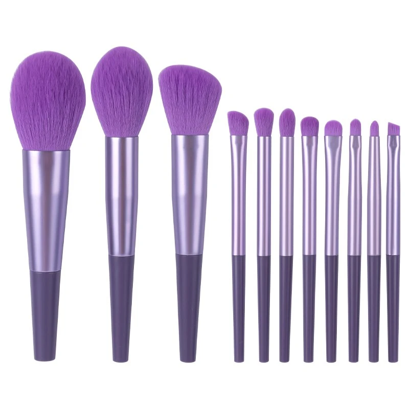 11pcs Long Tube Makeup Brushes Set 12 11pcs Long Tube Makeup Brushes Set - Image 10