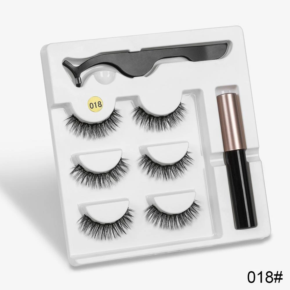 Sexy Sheep Mixed Designs Faux Mink Magnetic Eyelashes Kit Set (3 Pairs) 11 Sexy Sheep Mixed Designs Faux Mink Magnetic Eyelashes Kit Set (3 Pairs) - Image 9