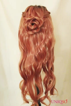 Premium Wig - Auburn Long Big Wave Lace Front Wig -Cosplay 6 22c390fb d1b2 422f a1ca 2a97898da472