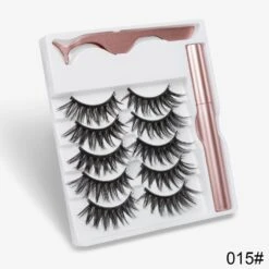 Sexy Sheep Magnetic Faux Mink Volume Eyelashes Kit Set (5 Pairs) -Cosplay 72719D48200A63DDAEEBE258C218339D