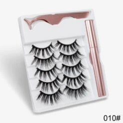 Sexy Sheep Magnetic Faux Mink Volume Eyelashes Kit Set (5 Pairs) -Cosplay 85BB0694AF98559492BAA865E03DBDE3