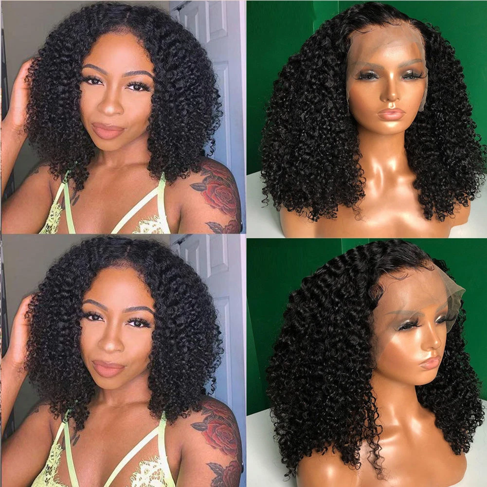 Premium Wig - Kicky Locks Small Curly Front Lace Wig 8 Premium Wig - Kicky Locks Small Curly Front Lace Wig - Image 6