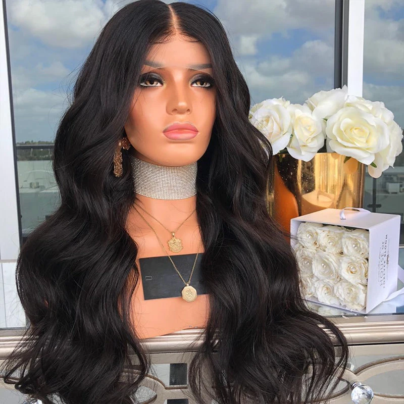Premium Wig - Mid-Section Long Curly Big Wave Fluffy Lace Front 5 Premium Wig - Mid-Section Long Curly Big Wave Fluffy Lace Front - Image 3