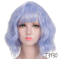 Pink Palette Short Curly Euro-American Hair Wig 32 Pink Palette Short Curly Euro-American Hair Wig -Cosplay ANI COS 5f751cd2 3420 4df7 9264 5d85971e6b00