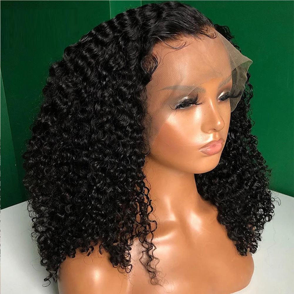 Premium Wig - Kicky Locks Small Curly Front Lace Wig 3 Premium Wig - Kicky Locks Small Curly Front Lace Wig