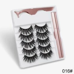 Sexy Sheep Magnetic Faux Mink Volume Eyelashes Kit Set (5 Pairs) -Cosplay C7529EEED19BDBFBA4101586DE1447F0
