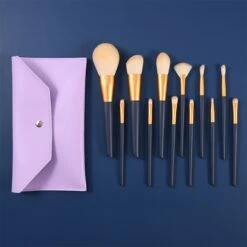 12PCS Natural Hair Makeup Brushes -Cosplay C93F86E2138C77983FC89D00911C4498