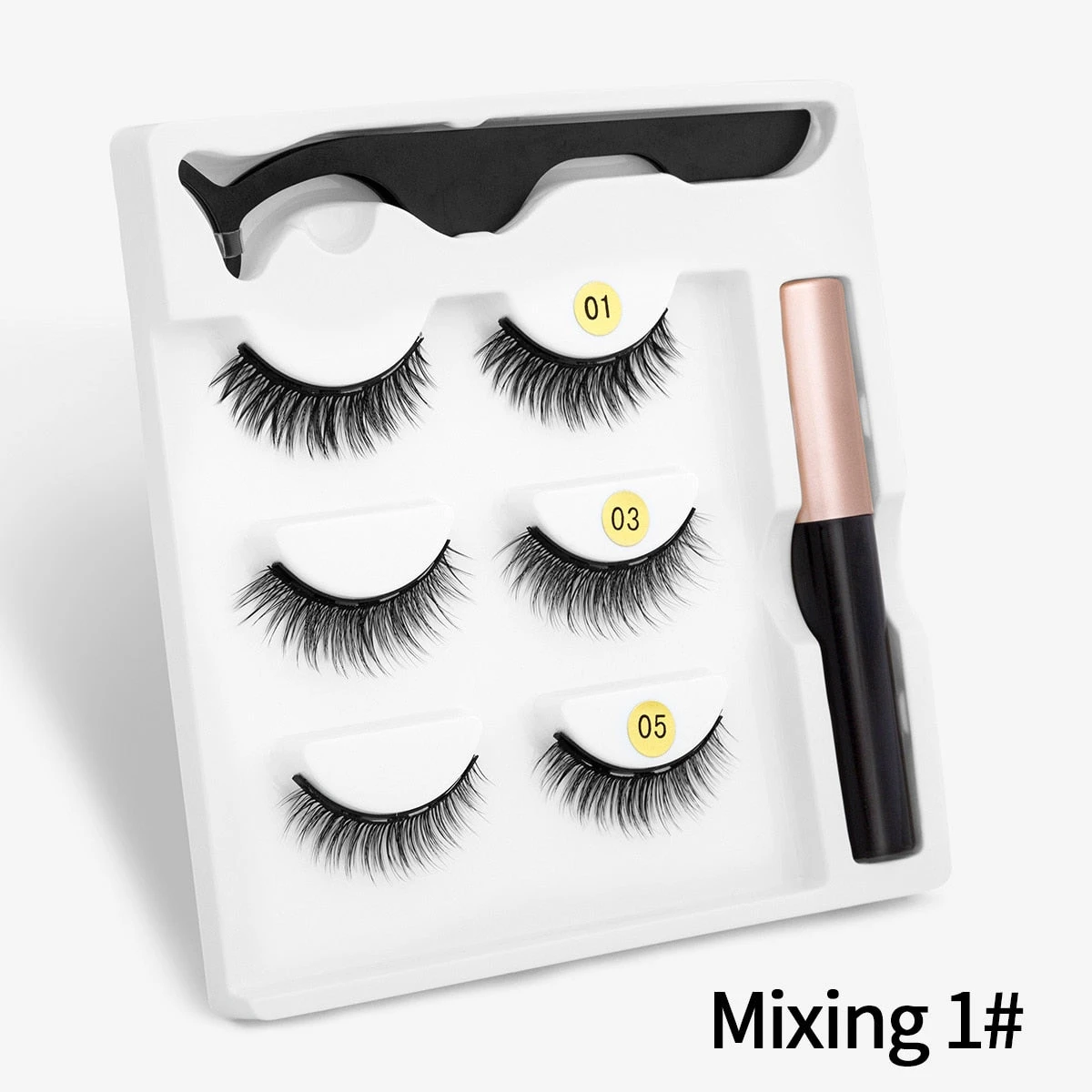 Sexy Sheep Magnetic Faux Mink Natural Long Eyelashes Kit Set (3 Pairs) 8 Sexy Sheep Magnetic Faux Mink Natural Long Eyelashes Kit Set (3 Pairs) - Image 6