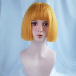 Bob LoLita Wig Lemon Yellow -Cosplay CS 350C 7