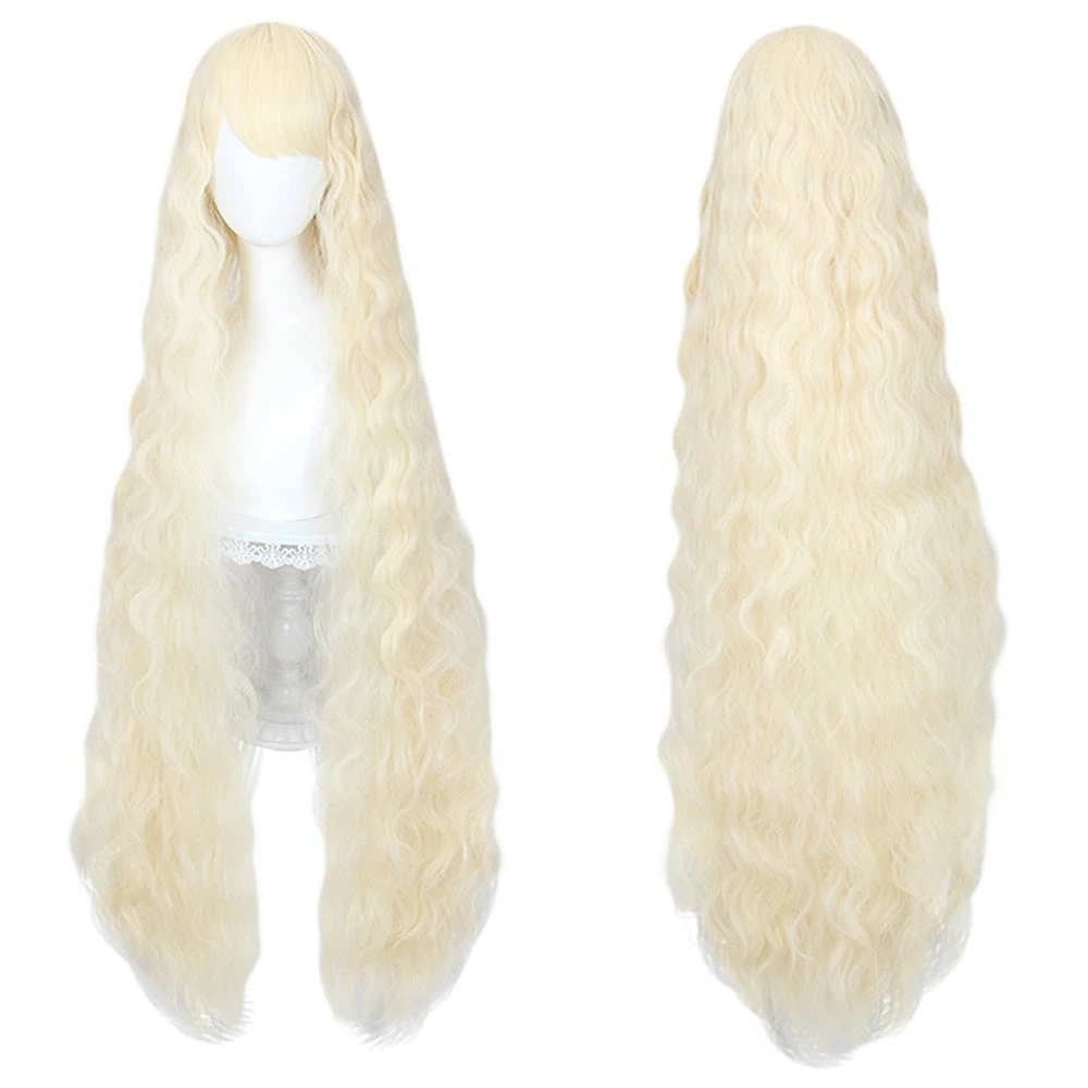 Waist Length Wavy Beige Lolita Wig 489C 3 Waist Length Wavy Beige Lolita Wig 489C