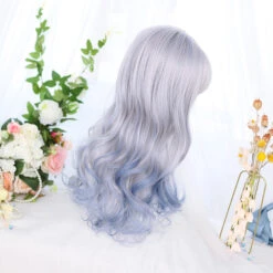 Purple Silver In Long Wave Lolita Wig -Cosplay CS 830A 6