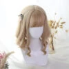 Honey Blonde Sweet Long Side Fringes Lolita Wig