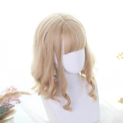 Honey Blonde Sweet Long Side Fringes Lolita Wig 12 Honey Blonde Sweet Long Side Fringes Lolita Wig -Cosplay CS 839A 5
