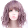 Pink Palette Short Curly Euro-American Hair Wig -Cosplay E39C3820013307677F96DAD15A79B09A