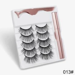 Sexy Sheep Magnetic Faux Mink Volume Eyelashes Kit Set (5 Pairs) -Cosplay E88859C2F37BCC05A49AC53F159B1DFF