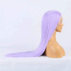 Sassy Shades Light Purple Front Lace Long Straight Wig -Cosplay E9A94FEEB5406916202FEC471DC441C5