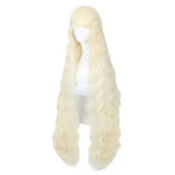 Waist Length Wavy Beige Lolita Wig 489C 9 Waist Length Wavy Beige Lolita Wig 489C -Cosplay IMG 4443