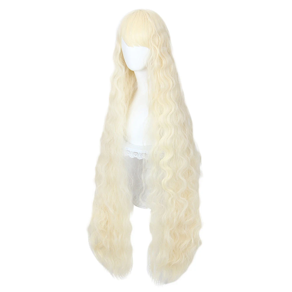 Waist Length Wavy Beige Lolita Wig 489C 5 Waist Length Wavy Beige Lolita Wig 489C - Image 3