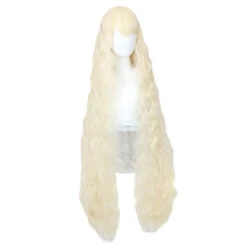 Waist Length Wavy Beige Lolita Wig 489C 10 Waist Length Wavy Beige Lolita Wig 489C -Cosplay IMG 4445