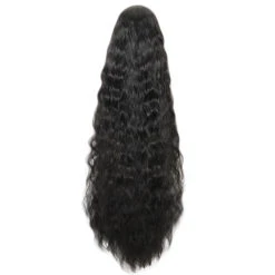 Waist Length Wavy Black Lolita Wig 489B -Cosplay IMG 4450