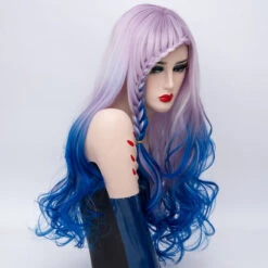 Lolita Wig - Lilac Waterfall Braided -Cosplay LW173R 5