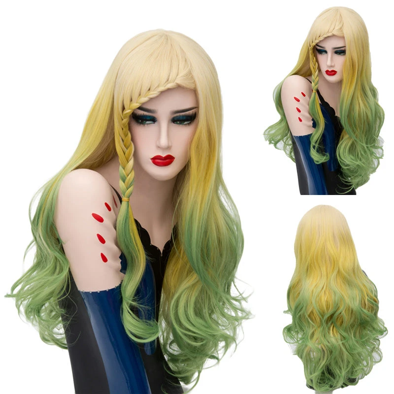 Lolita Wig - Parrot Yellow & Green 3 Lolita Wig - Parrot Yellow & Green
