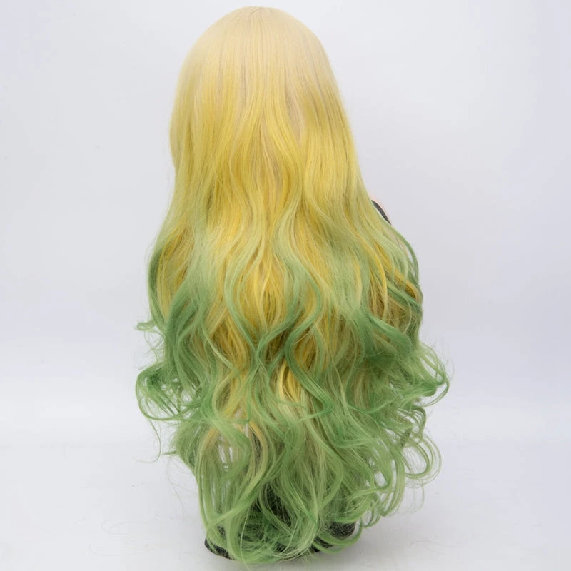 Lolita Wig - Parrot Yellow & Green 8 Lolita Wig - Parrot Yellow & Green - Image 6