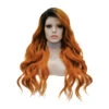 Premium Wig - Auburn Long Big Wave Lace Front Wig 1 Premium Wig - Auburn Long Big Wave Lace Front Wig -Cosplay N15 T1 2735