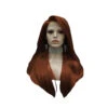Premium Wig - Fiery Cinnamon Side Sweep Extra Long Lace Front Wig -Cosplay N2 350 raise 2