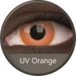 Phantasee UV Glow Crazy Lens Orange