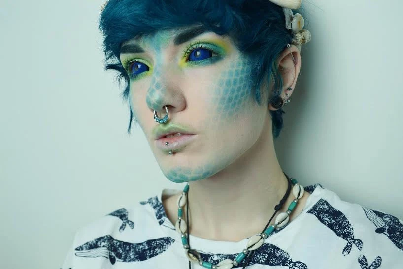 Phantasee Blue Black Sclera Contacts Thanos 4 Phantasee Blue Black Sclera Contacts Thanos - Image 2