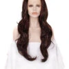 Premium Wig - Copper Blend Shiny Tinsel Lace Front Tinsel -Cosplay Tinsel Brown a