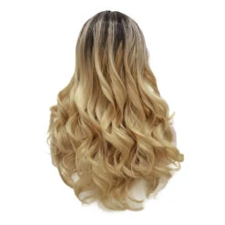 Rooted Dusty Blonde Long Wavy Daily Wig 11 Rooted Dusty Blonde Long Wavy Daily Wig -Cosplay WM04 R627613 4