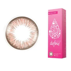 1-Day Acuvue Define Fresh Rose - 30 Pcs -Cosplay acuvue define fresh rose 1 day contact lenses 30 pack