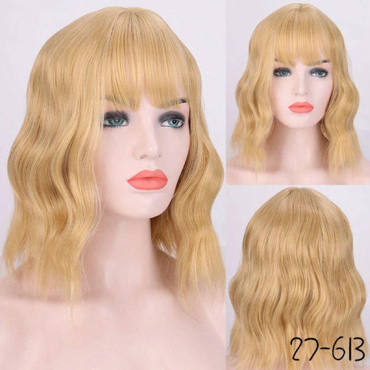 Pink Palette Short Curly Euro-American Hair Wig 17 Pink Palette Short Curly Euro-American Hair Wig - Image 15