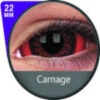 Phantasee Red Black Sclera Contacts Carnage
